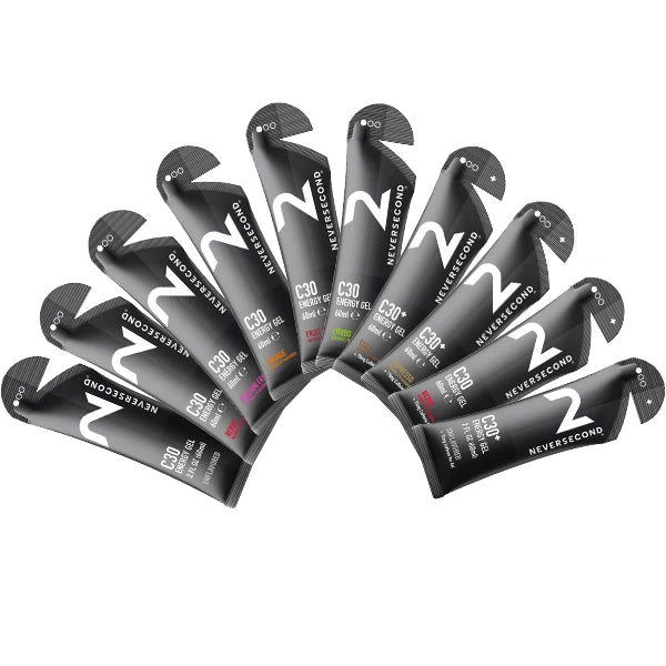 Neversecond C30 Energy Gel (10x60ml) - Trial Pack
