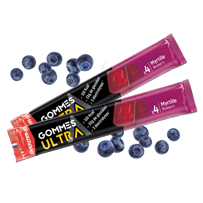 Overstim.s Gommes Ultra (40g) - Myrtille