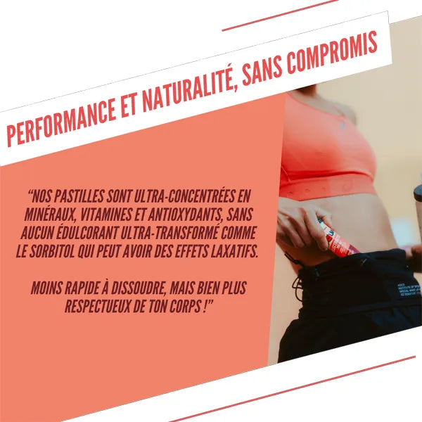 Baouw Pastilles d'Électrolytes (10x5g) - Pêche & Passion