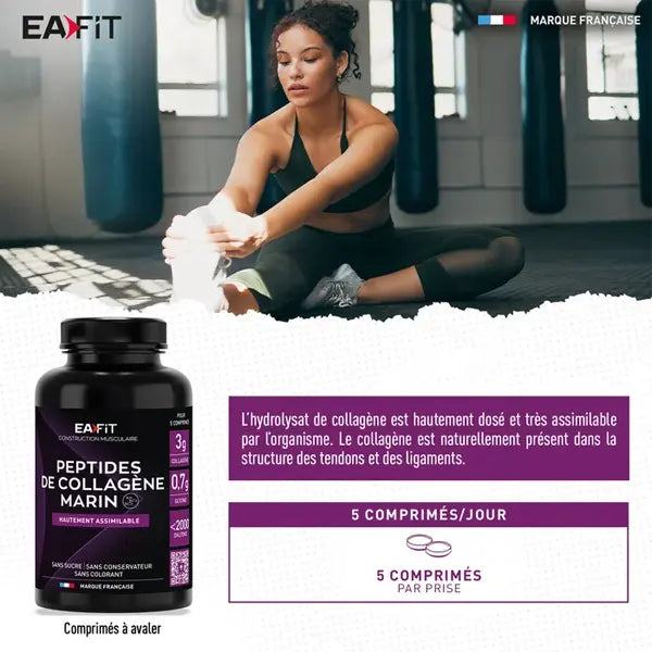 Eafit Peptides de Collagène Marin (120 comprimés)
