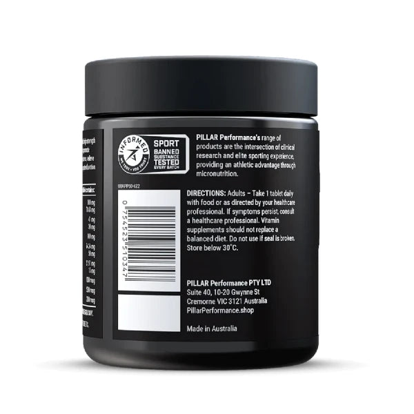PILLAR Performance Ultra B Active (60 comprimés)