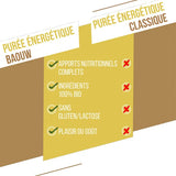 Nutri-Bay | BAOUW - Purée Énergétique BIO (90g) - Poire-Pomme-Menthe