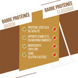 Nutri-Bay | BAOUW - Barre Protéinée BIO (50g) - Pomme & Cannelle