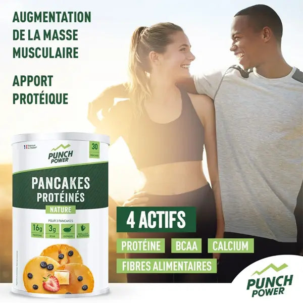 Punch Power Pancakes Protéinés (400g) - Nature