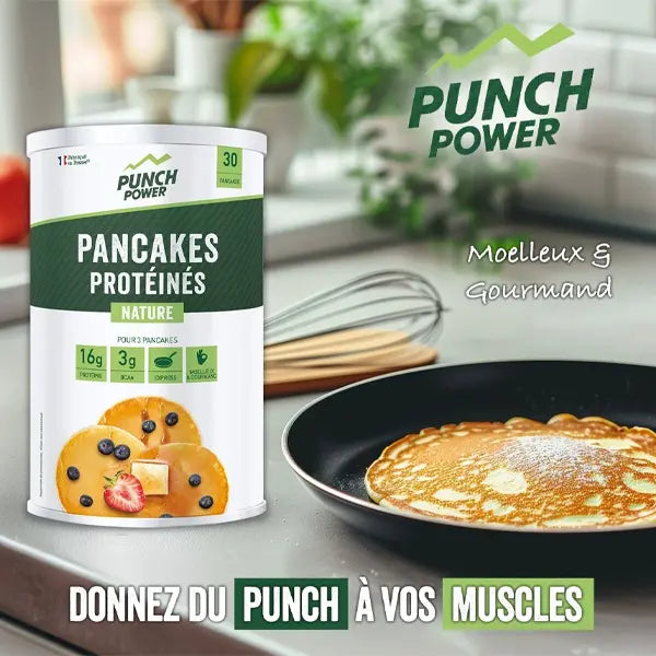 Punch Power Pancakes Protéinés (400g) - Nature