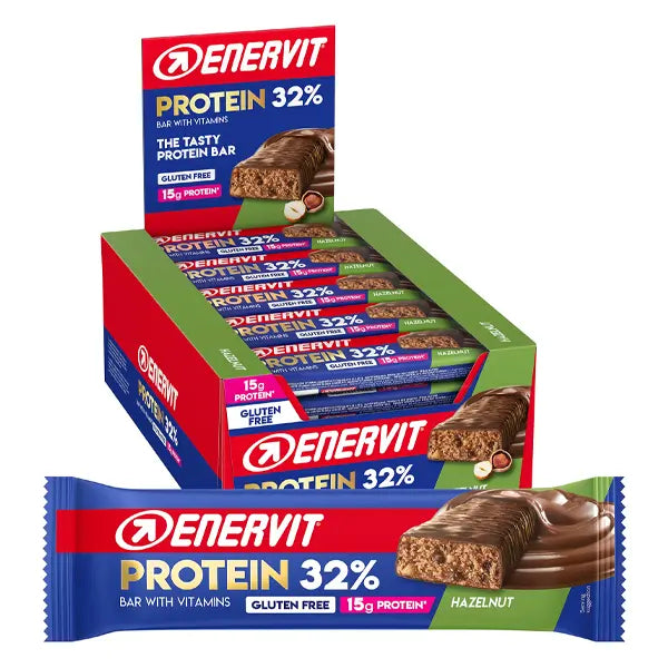 Enervit Protein Bar 32% Box (30x48g) - Hazelnut
