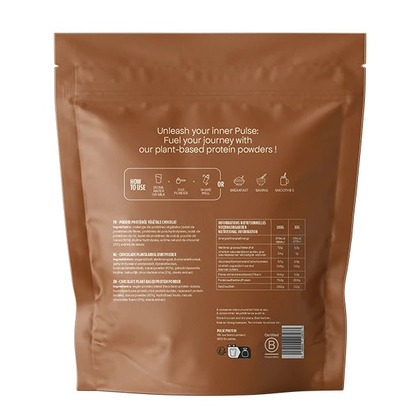 Pulse Poudre Protéinée Vegan (750g) - Chocolat