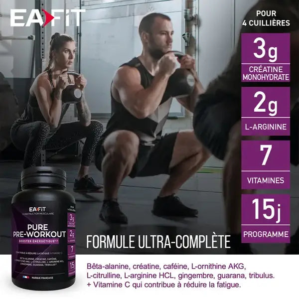 Eafit Pure Pre-Workout (330g) - Fruits Rouges