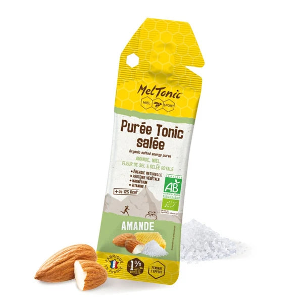 Meltonic Stick Purée Tonic Salée BIO (20g) - Amande, Miel, Fleur de Sel & Gelée Royale
