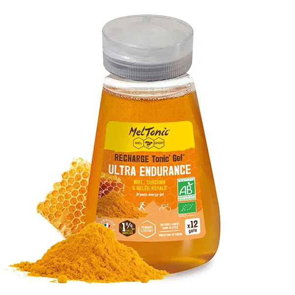 Meltonic Recharge Eco Tonic'Gel Ultra Endurance BIO (240g) - Miel, Curcuma & Gelée royale