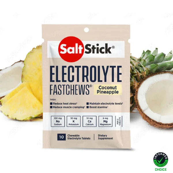 SaltStick FastChews (10 comprimés) - Coconut Pineapple