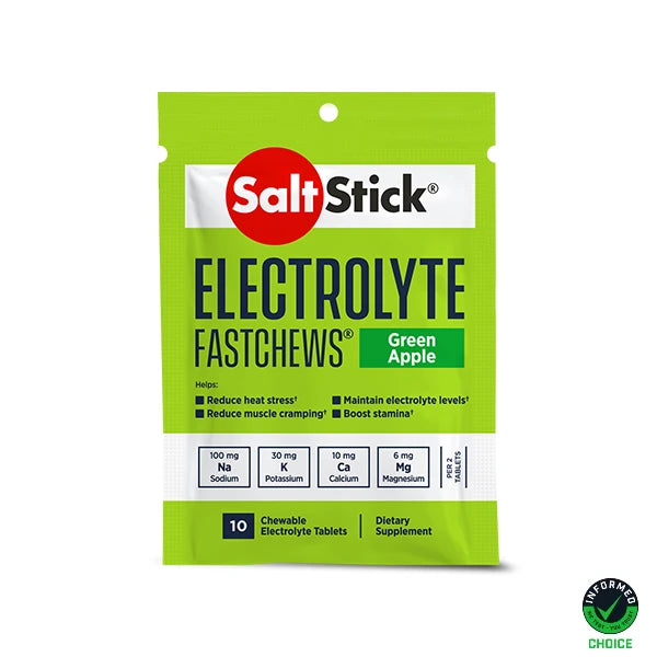 SaltStick FastChews (10 comprimés) - Green Apple