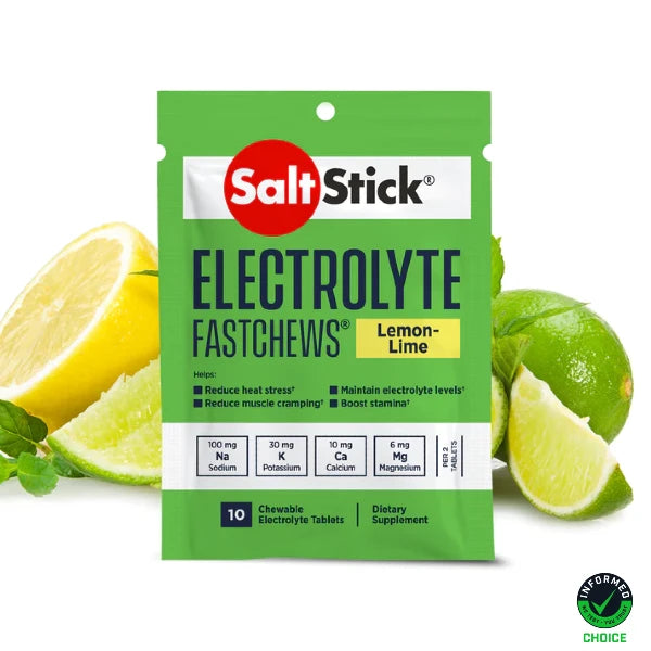 SaltStick FastChews (10 comprimés) - Lemon Lime