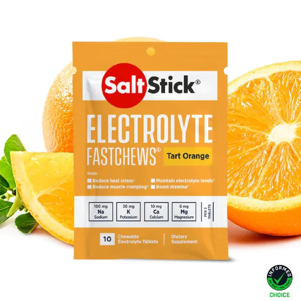 SaltStick FastChews (10 comprimés) - Orange