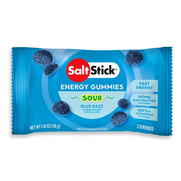 SaltStick Energy Gummies Framboise Acidulée – Énergie Sport | Nutri-Bay