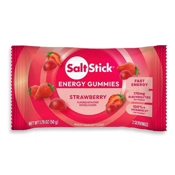 SaltStick Energy Gummies Fraise – Gommes Énergétiques | Nutri-Bay