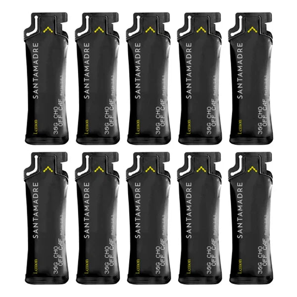 Santa Madre Energy Gels Pack 30CHO OFF CAF (10x60g) - Goût au choix