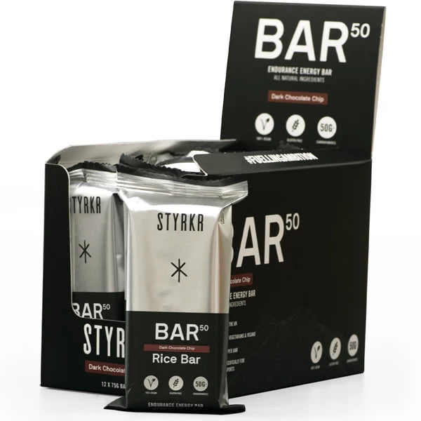 Styrkr BAR50 Energy Bars Box (12x67g) - Goût au choix