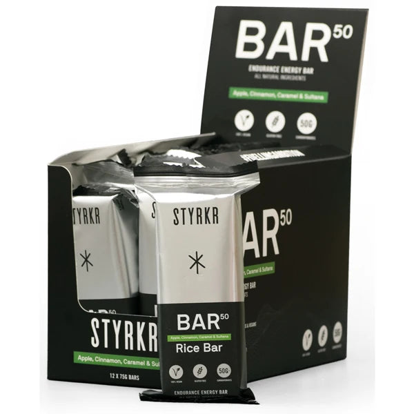 Styrkr BAR50 Energy Bars Box (12x67g) - Goût au choix