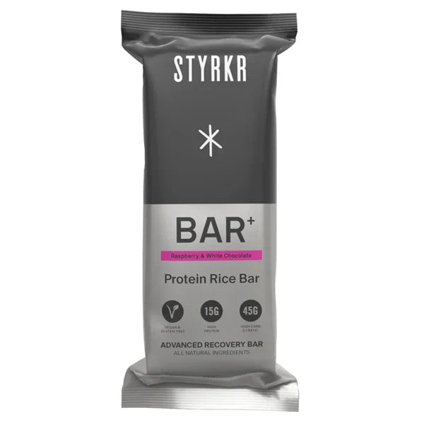 Styrkr BAR+ Recovery Bar (74g) - Raspberry & White Chocolate