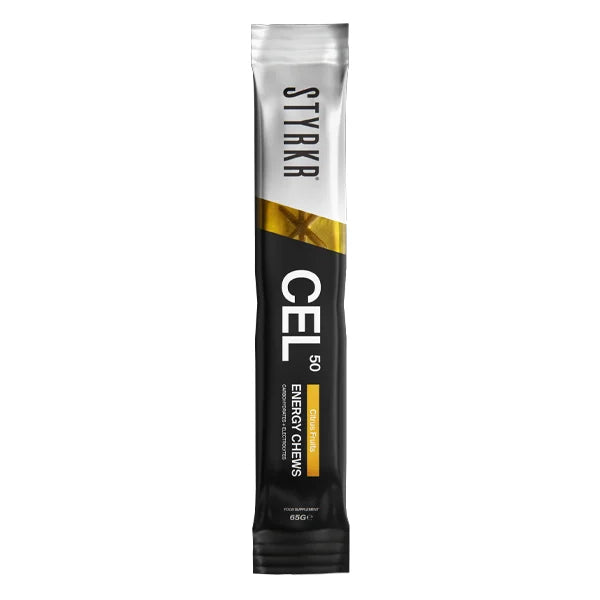 Styrkr CEL50 Gommes Énergétiques (65g) - Citrus Fruits