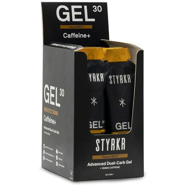 Styrkr GEL30 Dual-Carb Energy Gel Box (12x72g)
