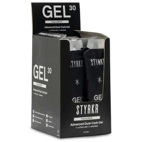 Styrkr GEL30 Dual-Carb Energy Gel Box (12x72g)