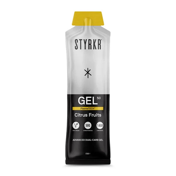 Styrkr GEL50 Dual-Carb Energy Gel (72g) - Citrus Fruits