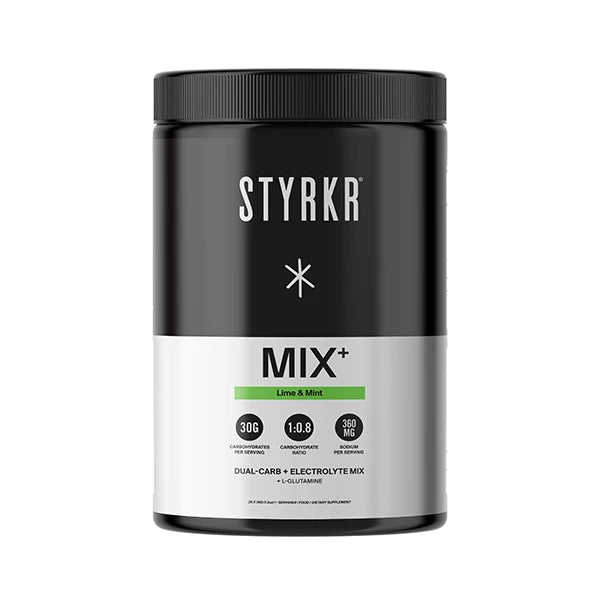 Styrkr MIX+ Dual-Carb & Electrolyte Mix (895g) - Lime & Mint