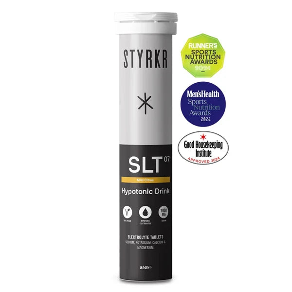 Styrkr SLT07 Pastilles d'Hydratation (12 comprimés) - Mild Citrus