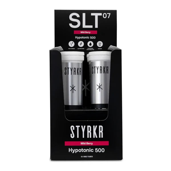Styrkr SLT07 Pastilles d'Hydratation Box (6 tubes) - Goût au choix