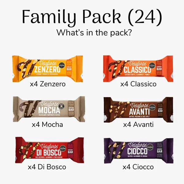 Veloforte Energy Bar - Maxi Pack (24 bars)