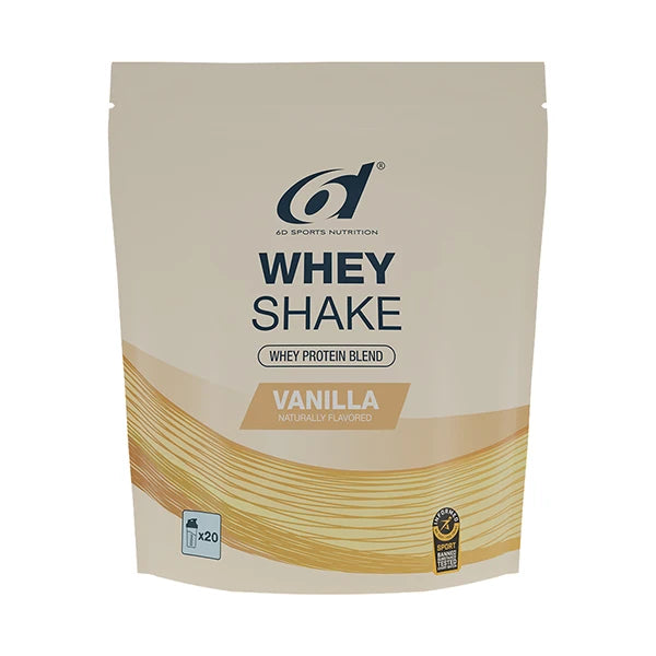 6D Whey Shake (500g) - Vanilla {Nouvelle Formule}