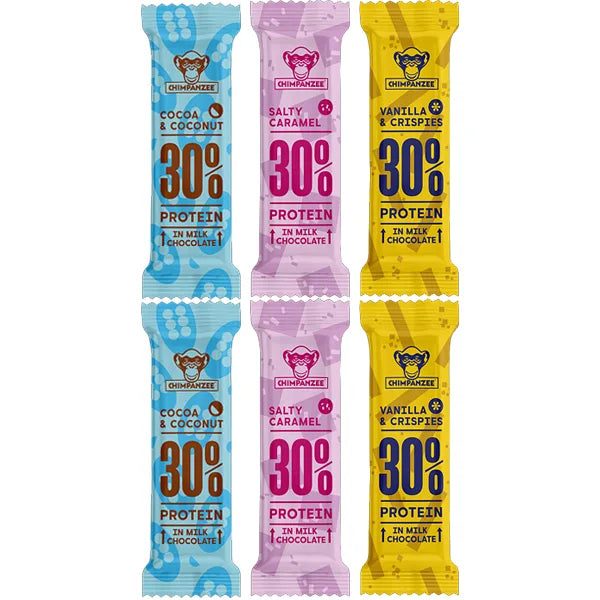 Chimpanzee Barres Protéinées 30% (6x50g) - Discovery Pack