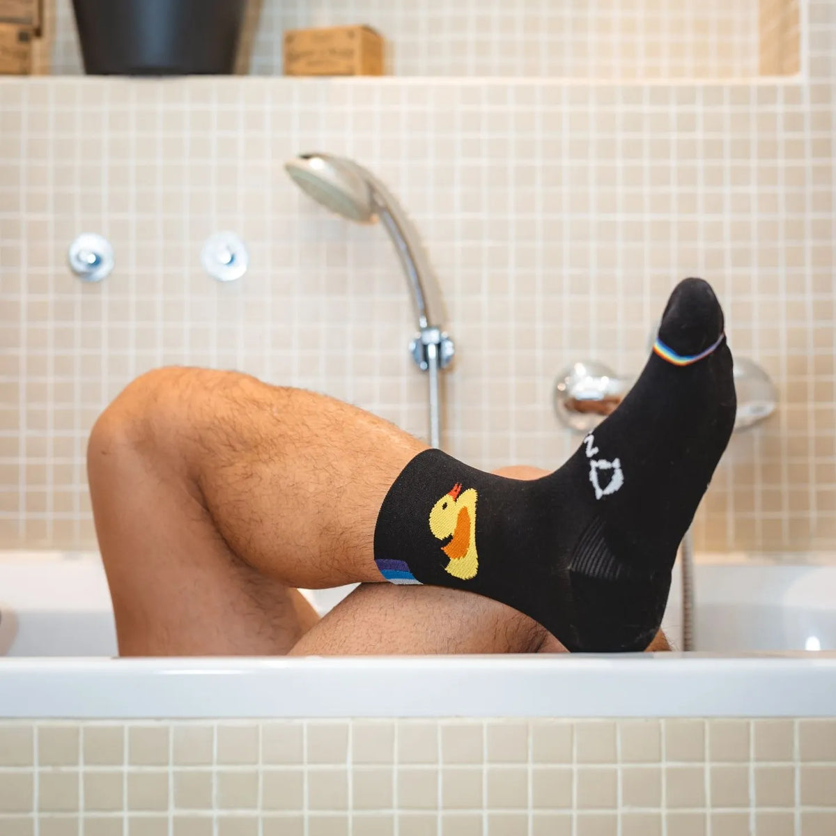 Rainbows Paire de Chaussettes - Chun the Duck