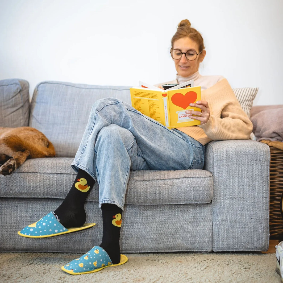Rainbows Paire de Chaussettes - Chun the Duck