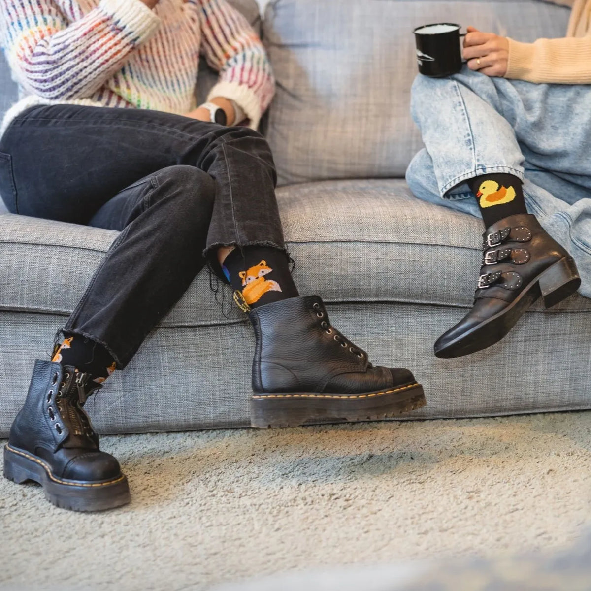 Rainbows Paire de Chaussettes - Gunther the Fox