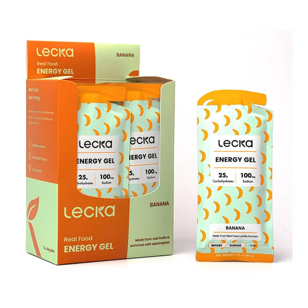 Lecka Energy Gel Box (12 gels) - Goût au choix