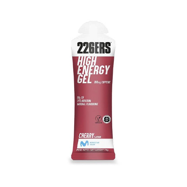 Gel de alta energía con cafeína (60ml) - Cereza