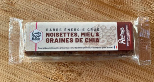 Baía Nutri | APIRUN - Raw Energy Bar (30g) - Avelãs, Mel e Chia