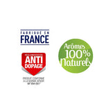 Nutri-Bay Apurna anti-dopagae - hecho en Francia - 100% sabores naturales - logos