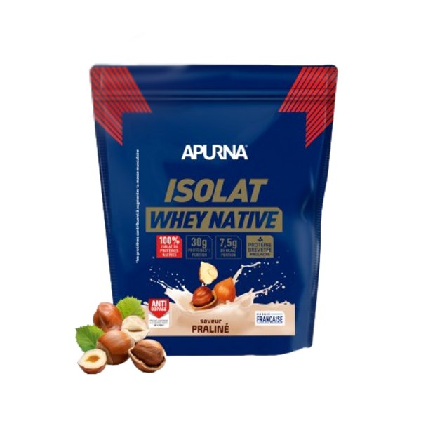 Apurna Isolat Whey Native (720g) - Praliné
