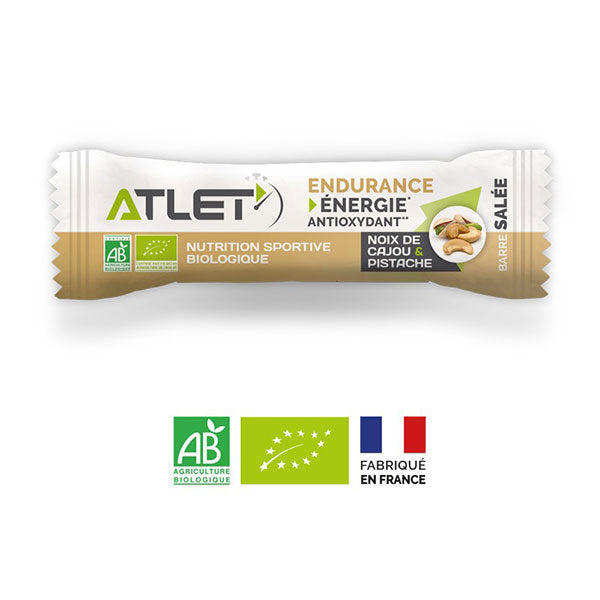 Nutri-bay | ATLET - Organic Energy Salty Bar Cashew Nuts Pistachio