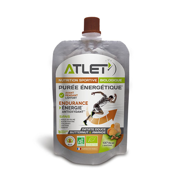 Atlet Purée Énergétique BIO (100g) - Butternut-Patate Douce-Amande - DDM 15.10.2026