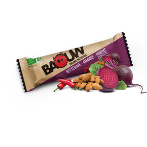 Nutri bay | BAOUW Organic Energy Bar (25g) Beetroot-Almond-Chilli