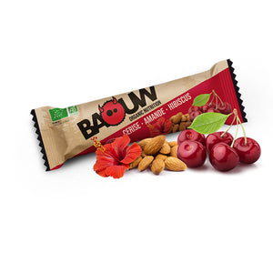 Nutri bay | BAOUW Organic Energy Bar (25g) - Cherry-Almond-Hibiscus