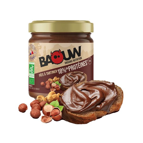 Baía Nutri | BAOUW Proteína orgânica para barrar (200g) - Cacau