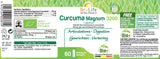 Nutri-Bay Be-Life Curcuma Magnum 3200 BIO + Piperine (60 Gélules) - label