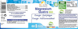 Nutri-Bay Be-Life Magnesium Quatro 900 (60 Capsules) - label
