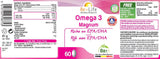 Nutri-Bay Omega 3 Magnum (cápsulas 60) - etiqueta